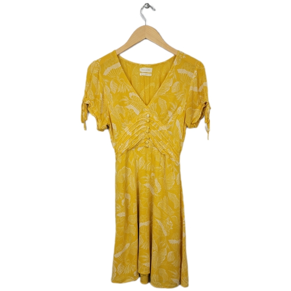 Urban Outfitters Floral Vneck Mini Dress